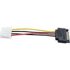 SATA 15P Molex 4P F 10cm Cable