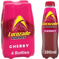 Lucozade Cherry Energy Drink Pack 4x380ml