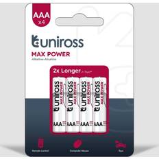 Max Power Alkaline AAA LR03 1300mAh 4 Stk