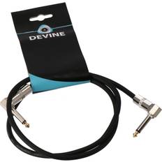 INS01 Right-Angled Mono Jack To Mono Jack Cable 1m