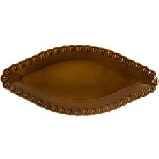 Potteryjo Uppläggningsfat & Brickor Potteryjo Tulipa Oval Platter Brun Ø45 Uppläggningsfat