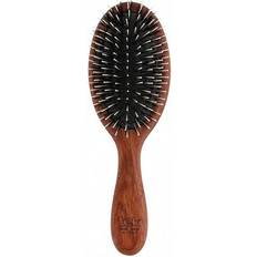 TEK Padouk Wood Oval Hairbrush MP Light