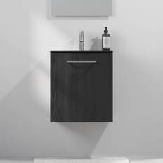 Bath Deluxe Horten Slimline Badrumsmöbel Svart Trä