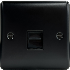 Master Telephone Socket Matt Black