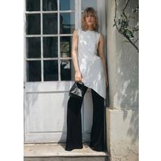 Handbag With Metal Handle - Black