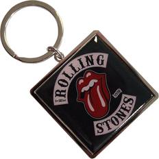 Lompakot ja Avaimenperät Rolling Stones Tour 78 Bordered Keyring 44mm - Black/Red