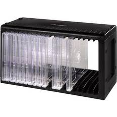 CD & Vinyl Storage Hama 20 Black CD Rack