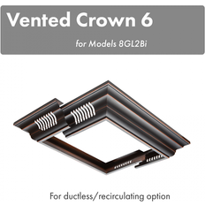 Extractor Fans ZLINE Vented Crown Molding Island 8GL2BI