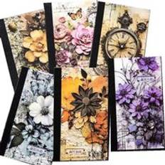 Scrapbook Albums Tlily 240Pcs Maillard Style Scrapbook Paper
