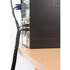 Cable Storage D-Line Black 24mm Cable Zipper 2.5M
