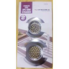 Plumbing Prima 2pc Stainless Steel Sink Strainers