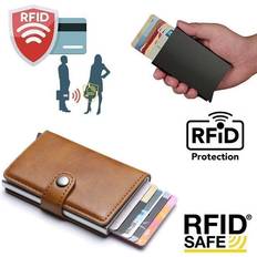 Lompakot ja Avaimenperät Smart Card Holder Pushes Forward 8 Cards - Yellow