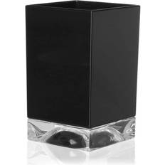 Kartell Boxy Toothbrush Holder Black 7.3 x 7.3 x 12 cm