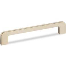 160mm Satin Nickel Cabinet Grey Curved