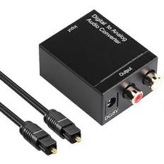 D/A Converter (DAC) Furtalk Digital To Analog Audio Converter SPDIF Toslink RCA L R