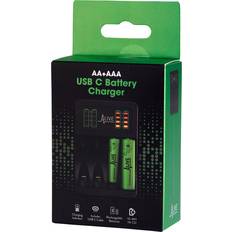 Batteriladdare AA/AAA