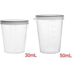 Clear PP Plastic Graduated 30ml 50ml