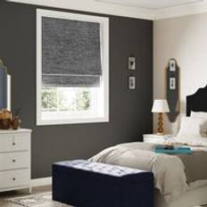Blackout Roman Blinds Dunelm Genoa Chenille Blackout Roman Blind Charcoal