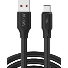 Kablar Pricenet USB-C Kabel 120W 1m Svart