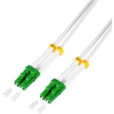 Kablar LogiLink FC0LC07 Fiberoptik LWL Anslutningskabel LC APC Kontakt