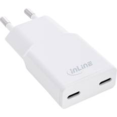 USB Strømforsyningsoplader Dual USB-C PD PPS 30W