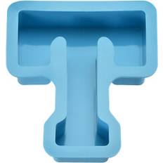 Blue Casting Uxcell Silicone Resin Letter Mold 4 Inch