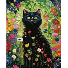 Diamond Paintings Diamond Dotz Painting Katze im Garten