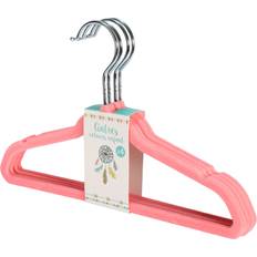 Baby Velvet Hangers Pack 4 Pink