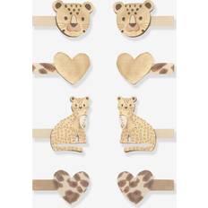 Hårprodukter Mimi & Lula Mini Larry 8 Hair Straps Leopard 8 Pack 3 cm