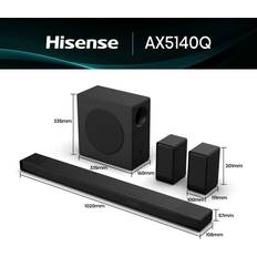 Hisense AX5140Q 5.1.4 Flerkanaligt Soundbar System