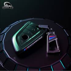 Key Cases Maxpower Car Key Case Cover Key Bag For BMW 2020-2022 G20 G30 X1 X3 X4 X5 - Green Black