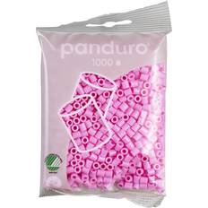 Panduro Rörpärlor Midi 1000 St Unicorn Rosa Ø5 mm