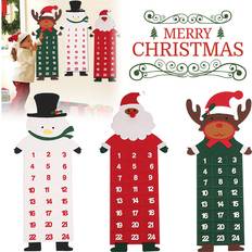 Advent Calendars Maxpower Large Felt Christmas Advent Calendar with Pockets
