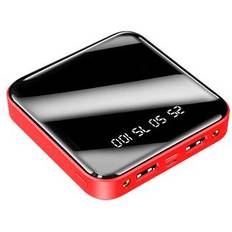 Mini Power Bank 20000mAh 2x USB Röd