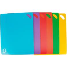 Cosy@home 6Pcs Flexible NonSlip Cutting Set Chopping Board