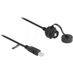 RJ45 - USB-kabel Kabler DeLock USB Forlængerkabel Sort 1m
