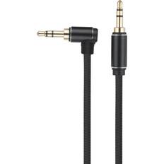 Mini Jack M-M Ang 1.5 m Black