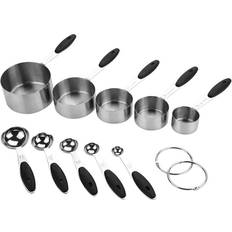 Cosy@home Stainless Steel Spoons Cups 10PCS Measuring Cup