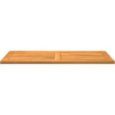 Naturfarvet Bordplader vidaXL 100x50x2.2 cm Rektangulær Solid Træ Bordplade