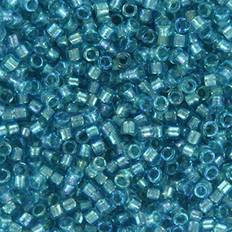 Blå Glasperler Miyuki Delica Beads Aqua