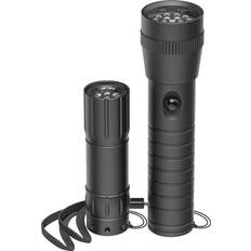 LED Taschenlampe FL-DUO Aluminium 2er Set