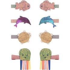 Hårprodukter Mimi & Lula Mini Sealife Hair Clips 8 Pack 3 cm