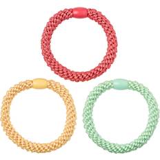 Woven Hair Ties 3-Pack Electric