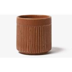 Paradisverkstaden Coffee Mug Brown Ribbed Kopp & Mugg