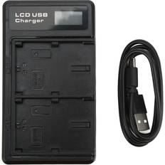 Andoer LCD Dual USB Charger with TypeC