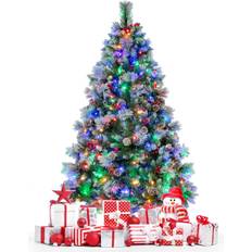 Costway 6FT Pre-Lit Artificial 350 LED Lights Christmas Tree