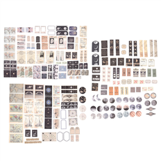 Scrapbook Albums Tauoh Vintage Scrapbook Supplies Pack 200 Pcs