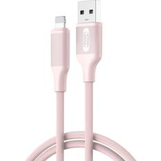 USB-A Till Lightningkabel 2.4A Rosa
