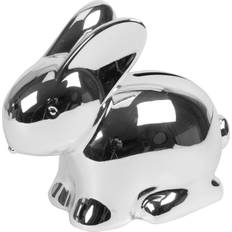 Silverplated Rabbit Money Box CG362