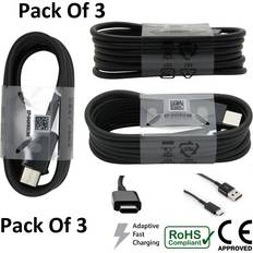 1m Fast Charger USB Type-C Black Cable